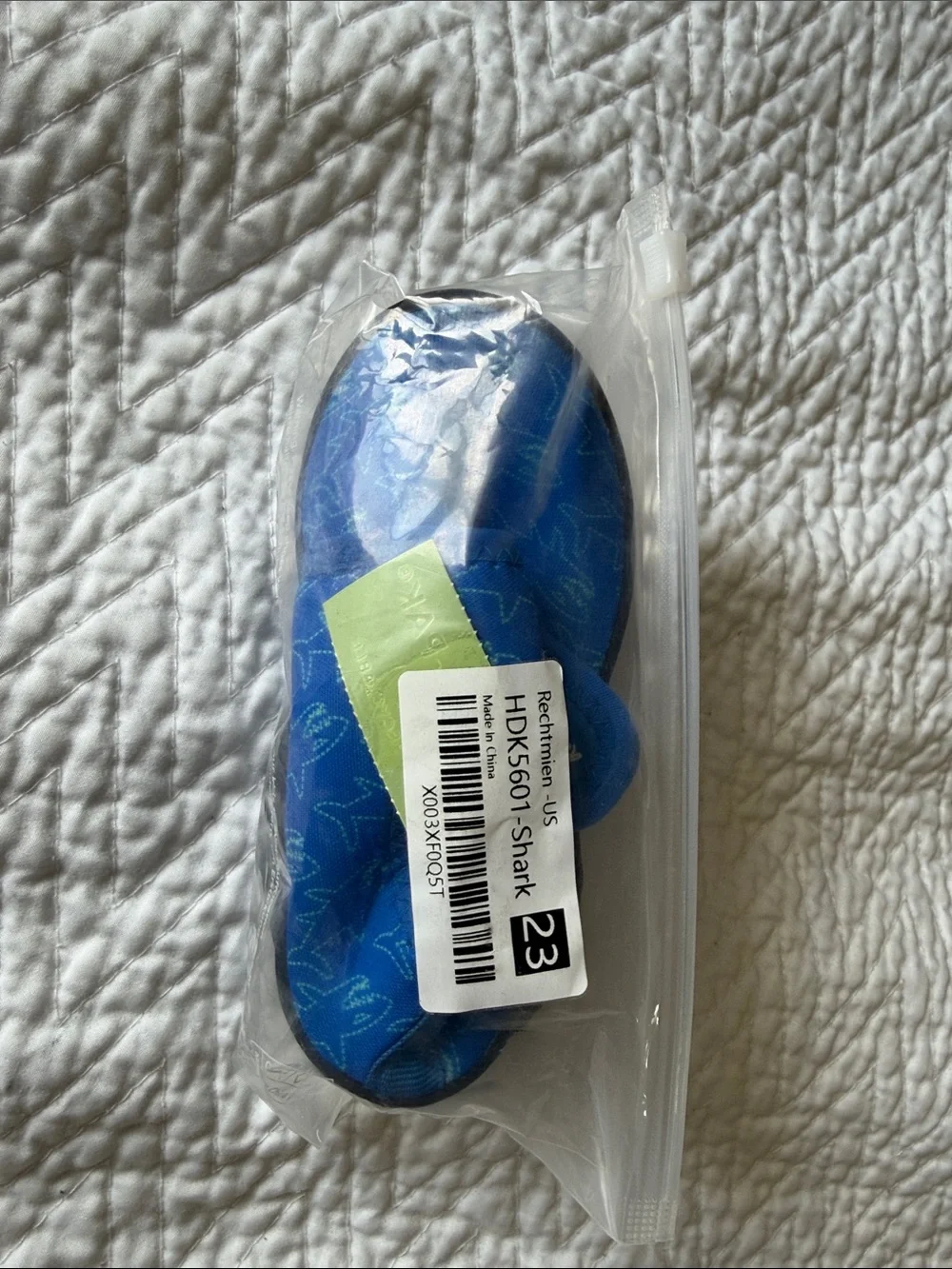 Robeez Royal Blue Shark-Print Water Shoes